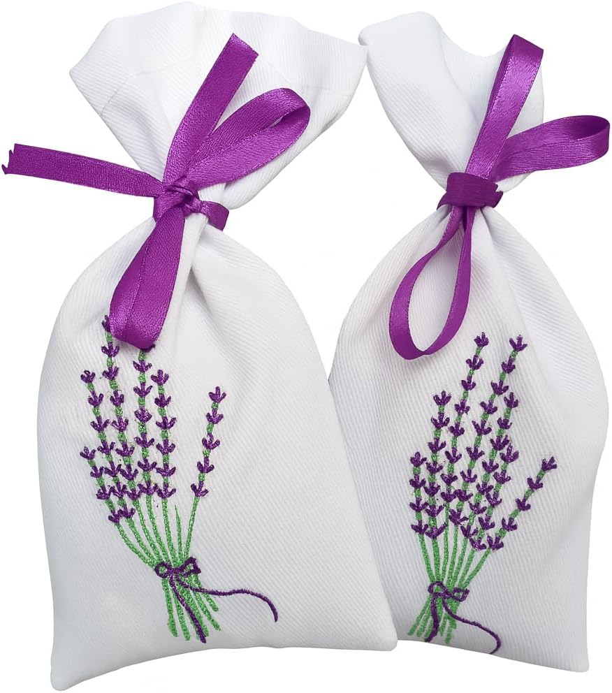 Embroidered Lavender Bags - 10 Empty Bags (fill your own) - Image 2