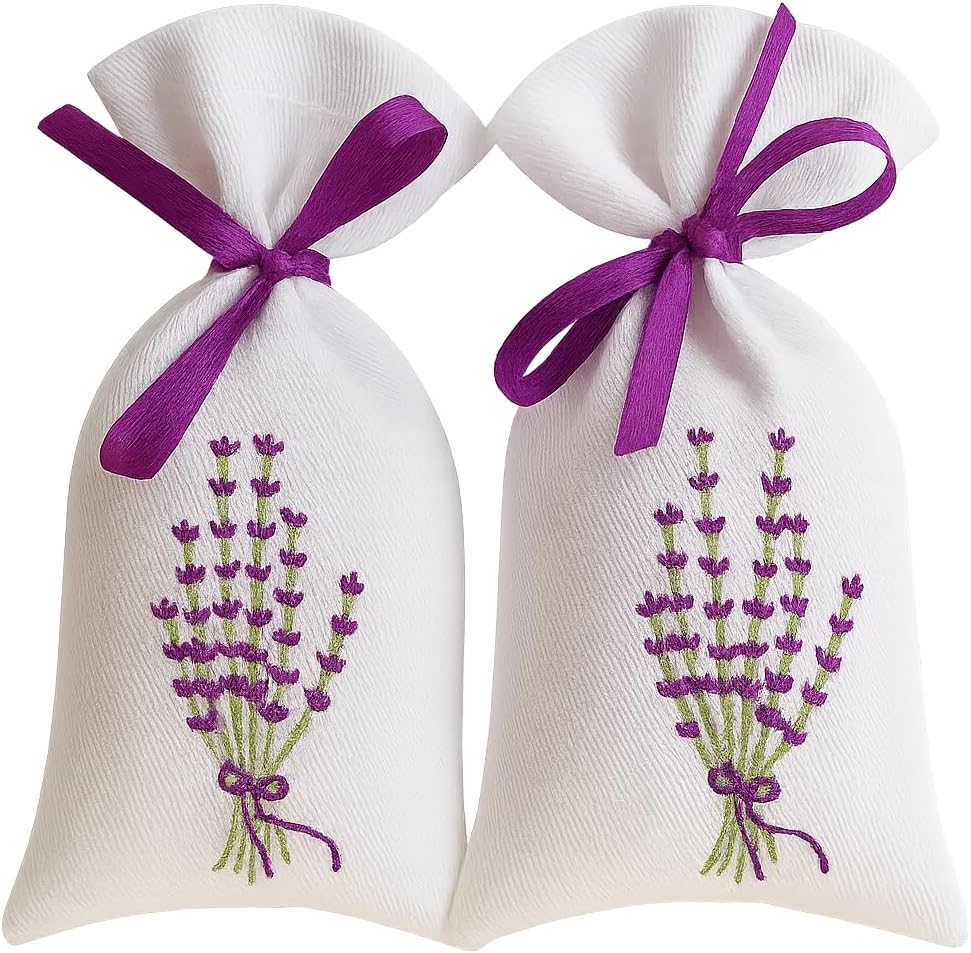 Embroidered Lavender Bags - 10 Empty Bags (fill your own) - Image 3