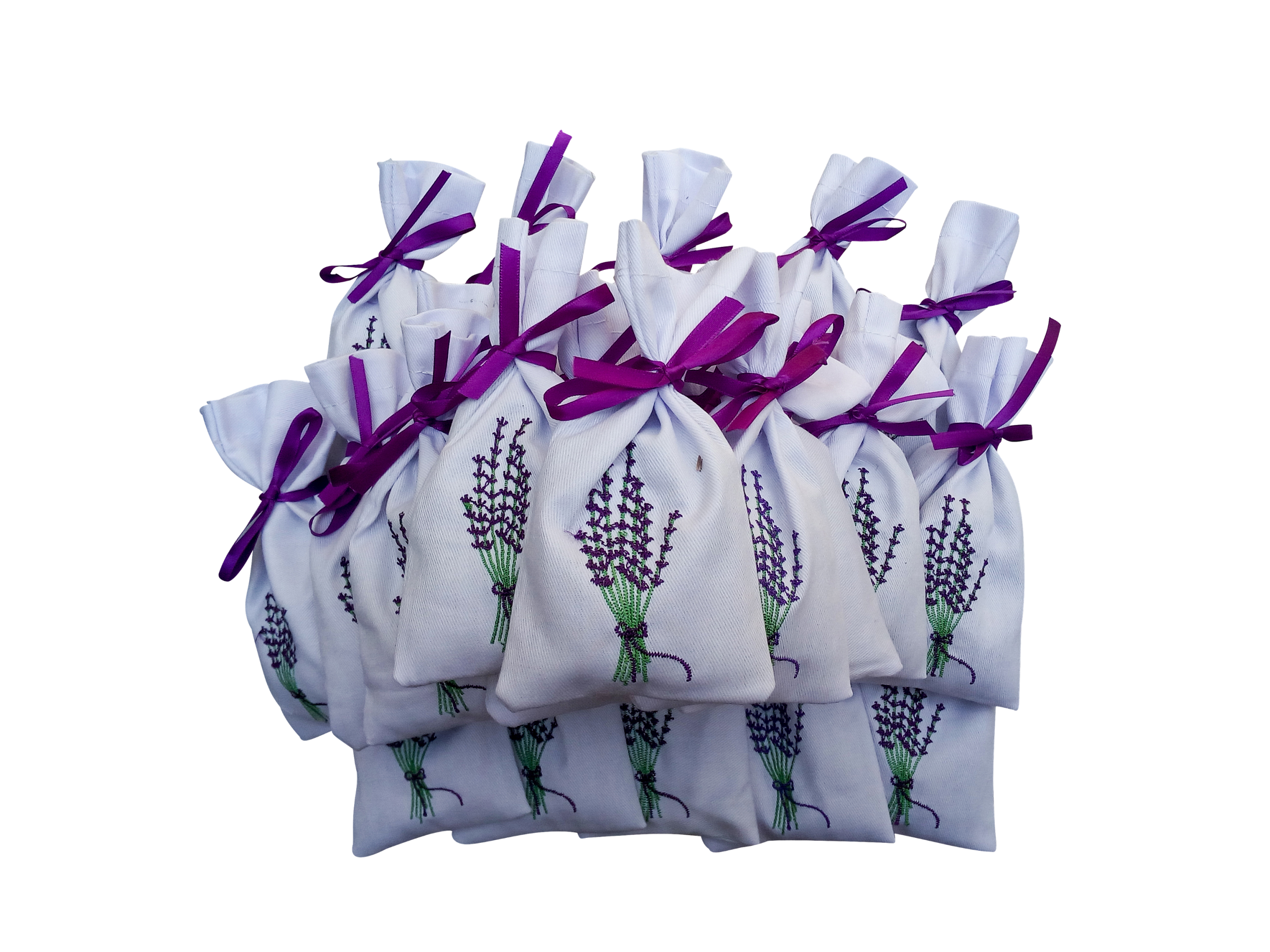 empty lavender bags